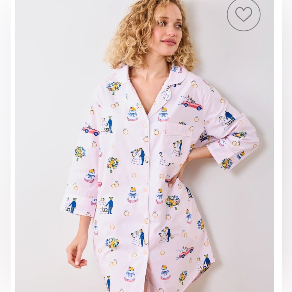 Print fresh Happily Ever After - Sleep Shirt - Blush